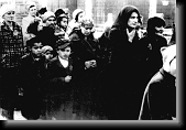 Auschwitz II-Birkenau - women and children directed to the gas chamber during selection. SS photograph, 1944. * 760 x 519 * (58KB)